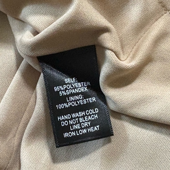 Lulus Keeps Getting Better Metallic Shimmer Gold Skater Dress NWT Sz. Medium - Picture 13 of 14